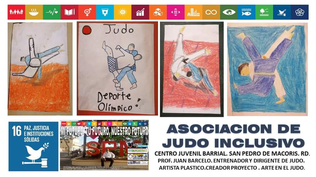 Asociación de Judo Inclusivo de la República Dominicana promoviendo el Arte con Tema El Judo.