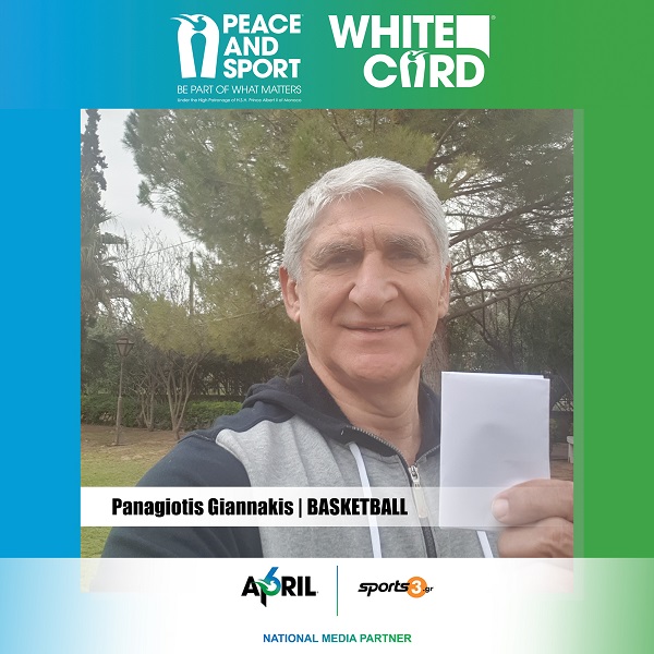 Sports3.gr – Peace and Sport: Panagiotis Giannakis raises… White Card!