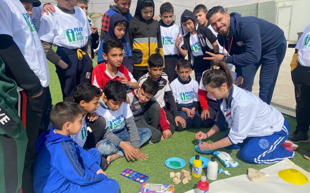 Célébrations du 6 avril dans le camp de réfugiés de Zaatari, en Jordanie