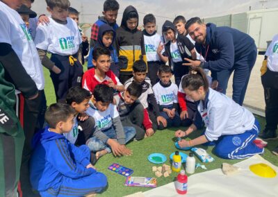 Célébrations du 6 avril dans le camp de réfugiés de Zaatari, en Jordanie